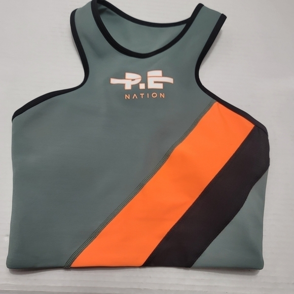 P.E. NATION Aspendos Crop Top Padded Sports Bra XS - Picture 3 of 8